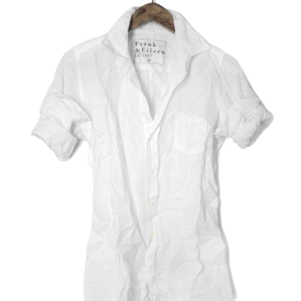 Frank & Eileen White Button Down Shirt Size Small